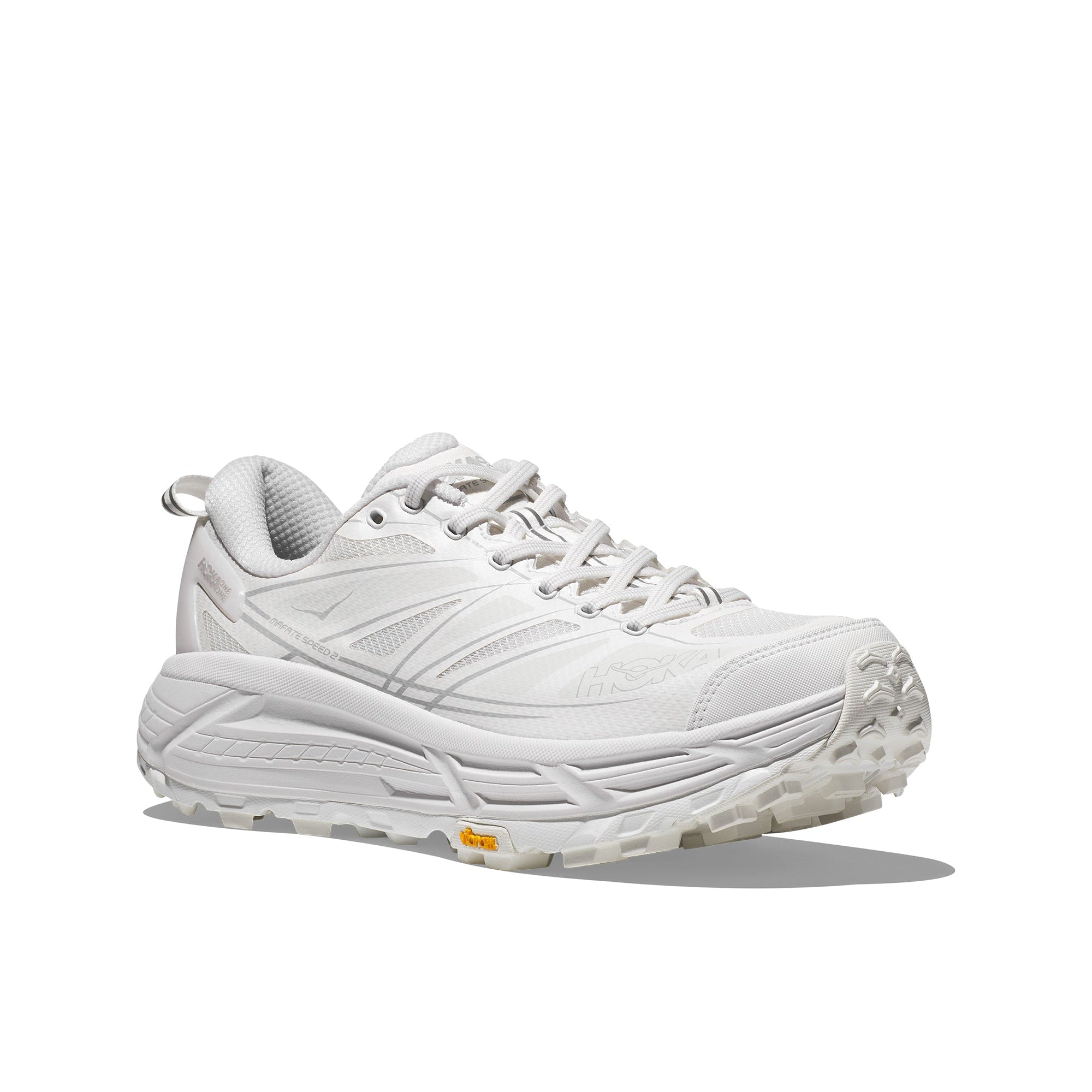 HOKA - MAFATE SPEED 2 - WHITE / LUNAR ROCK – Augustine Los Angeles