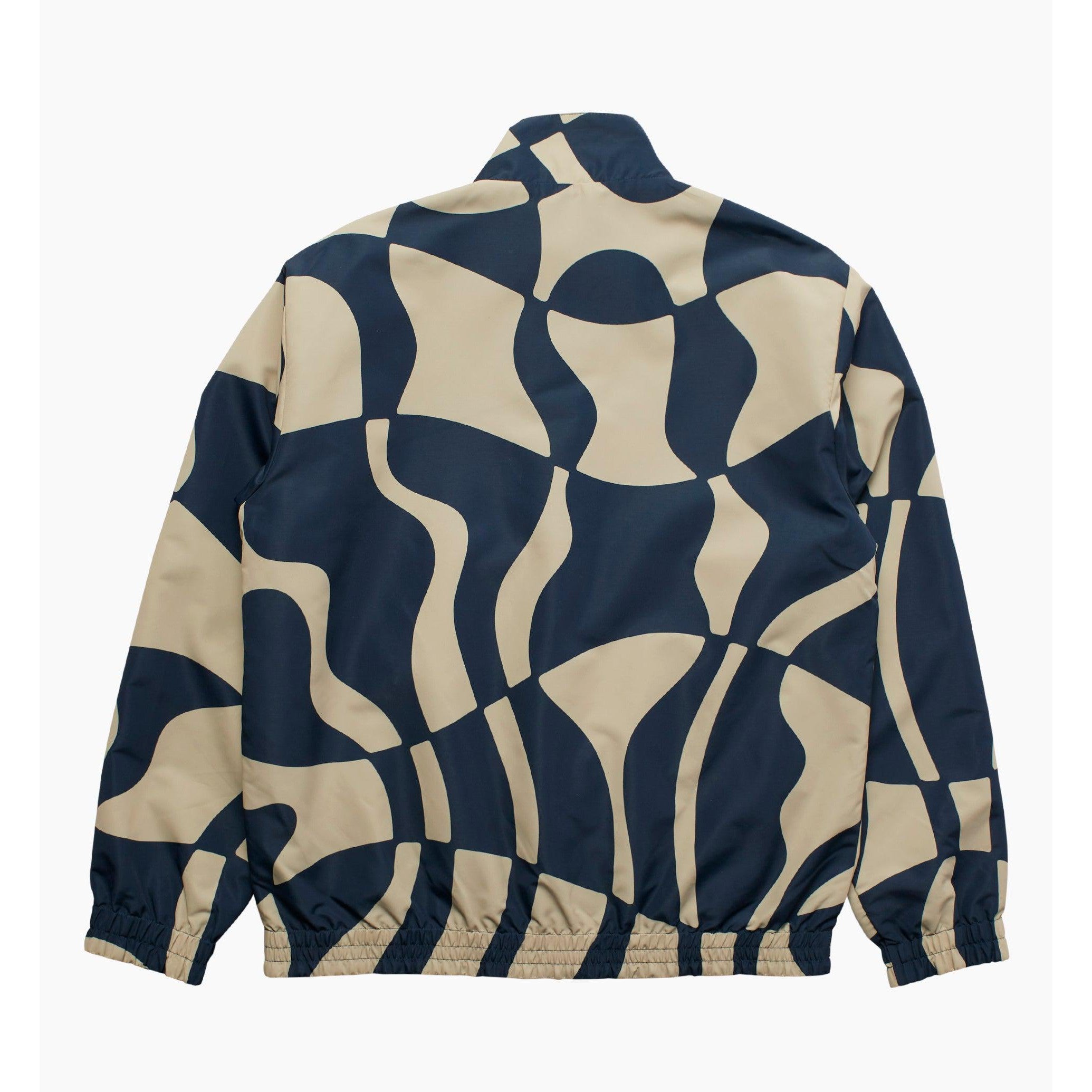 BY PARRA - ZOOM WINDS REVERSIBLE TRACK JACKET - NAVY BLUE