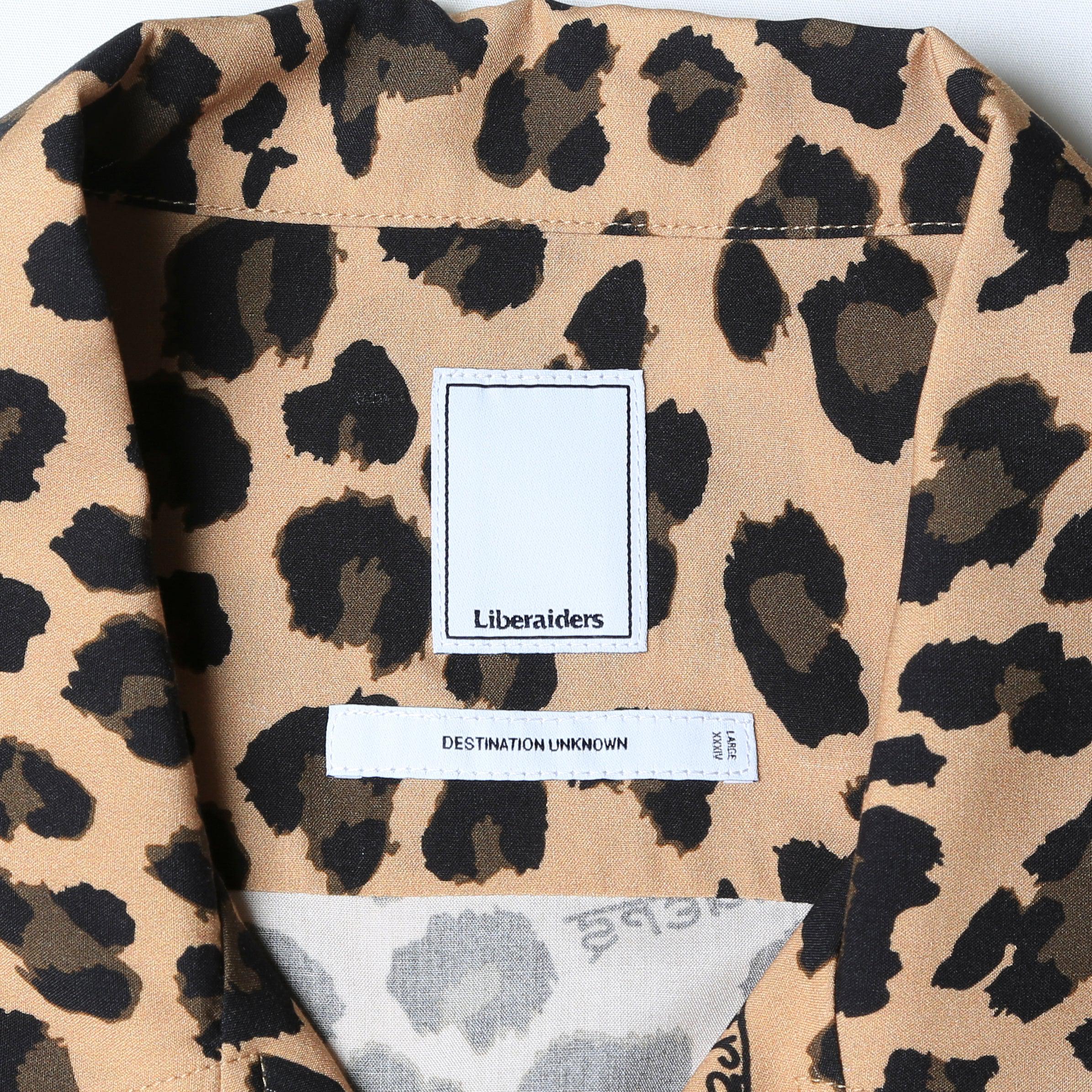 LIBERAIDERS - LEOPARD RAYON SHIRT - LEOPARD – Augustine Los Angeles