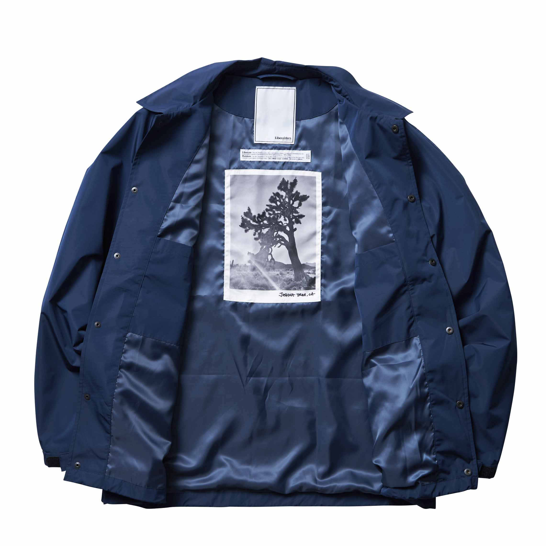 LIBERAIDERS - OG EMBROIDERY COACH JACKET - NAVY – Augustine Los