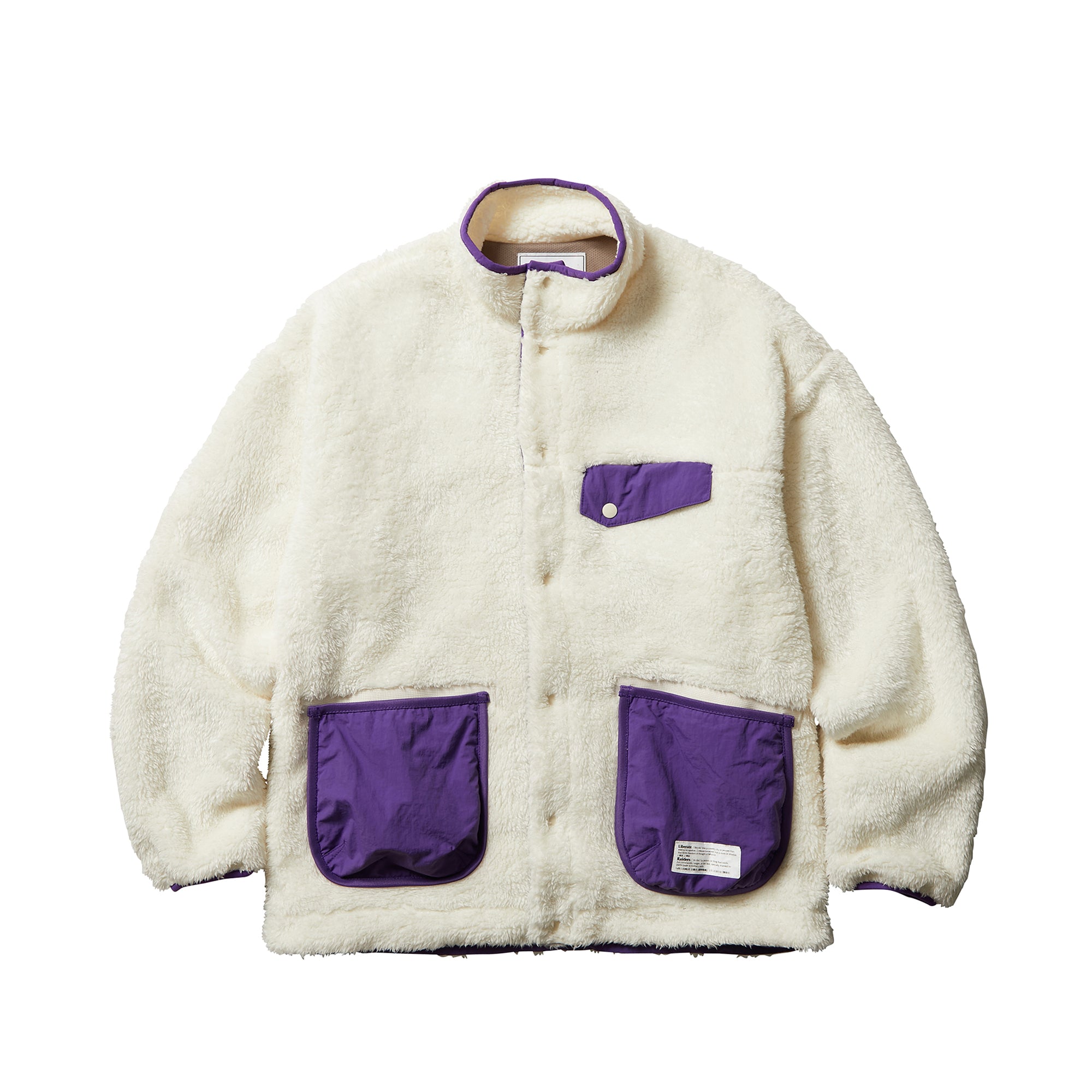 LIBERAIDERS - PILE FLEECE JACKET - WHITE – Augustine Los Angeles