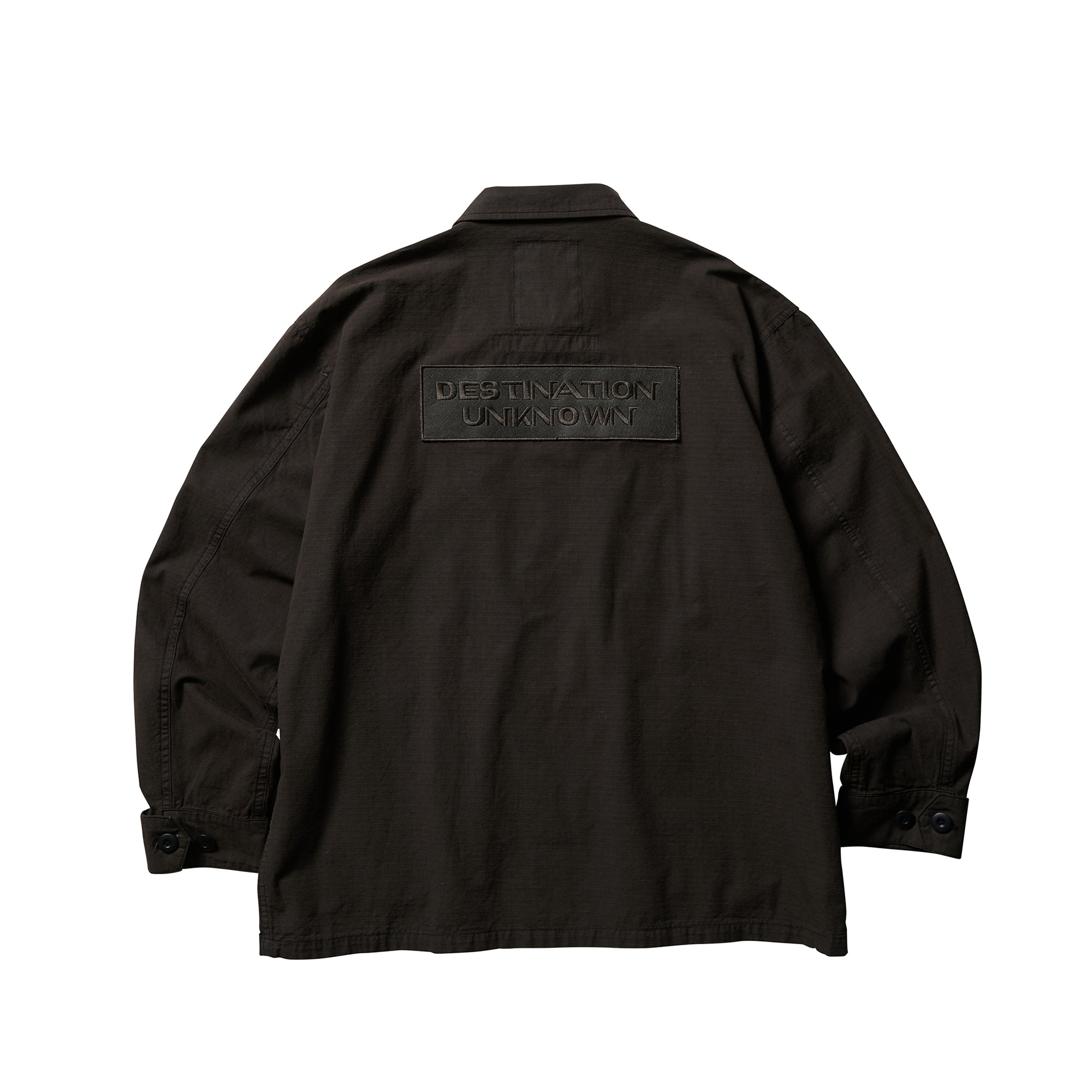 RIPSTOP FATIGUE JACKET - BLACK – Augustine Los Angeles