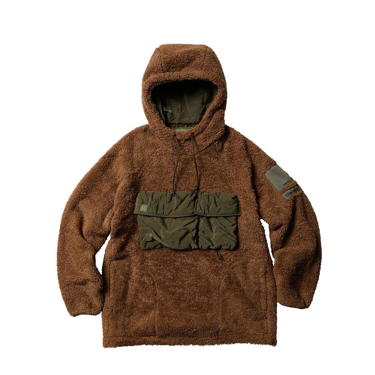 LIBERAIDERS - PILE FLEECE HOODIE - COYOTE – Augustine Los Angeles