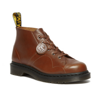 DR. MARTENS - CHURCH BUCKINGHAM LEATHER MONKEY BOOTS - BROWN