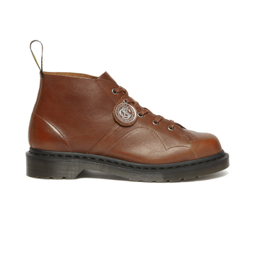DR. MARTENS - CHURCH BUCKINGHAM LEATHER MONKEY BOOTS - BROWN