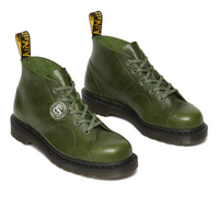 DR. MARTENS - CHURCH BUCKINGHAM LEATHER MONKEY BOOTS - GREEN