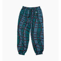 BY PARRA - SQUARED WAVES PATTERN TRACK PANTS - MULTI