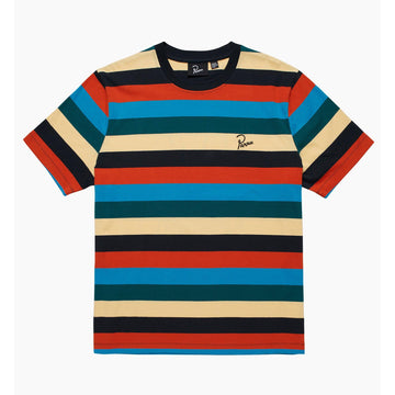 BY PARRA - STACKED PETS ON STRIPES TEE - MULTI