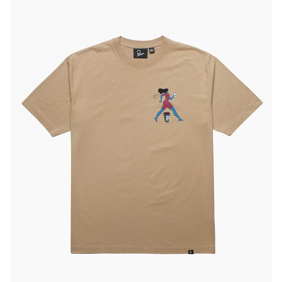 BY PARRA - QUESTIONING TEE - BEIGE