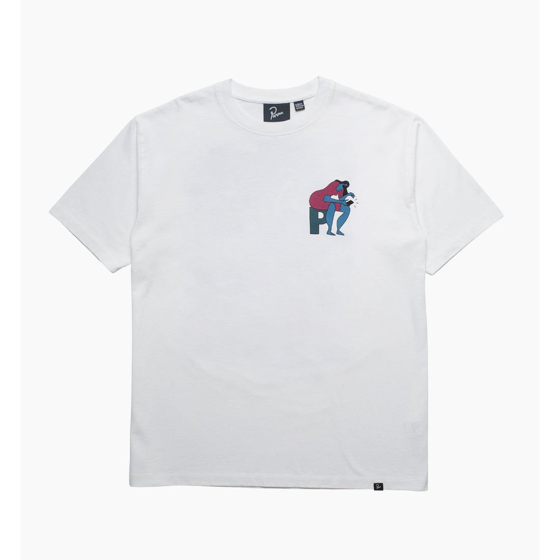 BY PARRA - INSECURE DAYS TEE - WHITE
