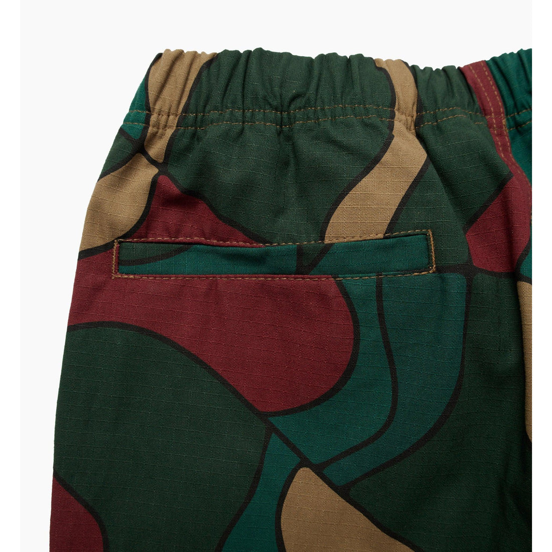 BY PARRA - TREES IN THE WIND RELAXED PANTS - CAMO GREEN