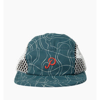 BY PARRA - TREES IN THE WIND MESH VOLLEY HAT - DEEP SEA GREEN