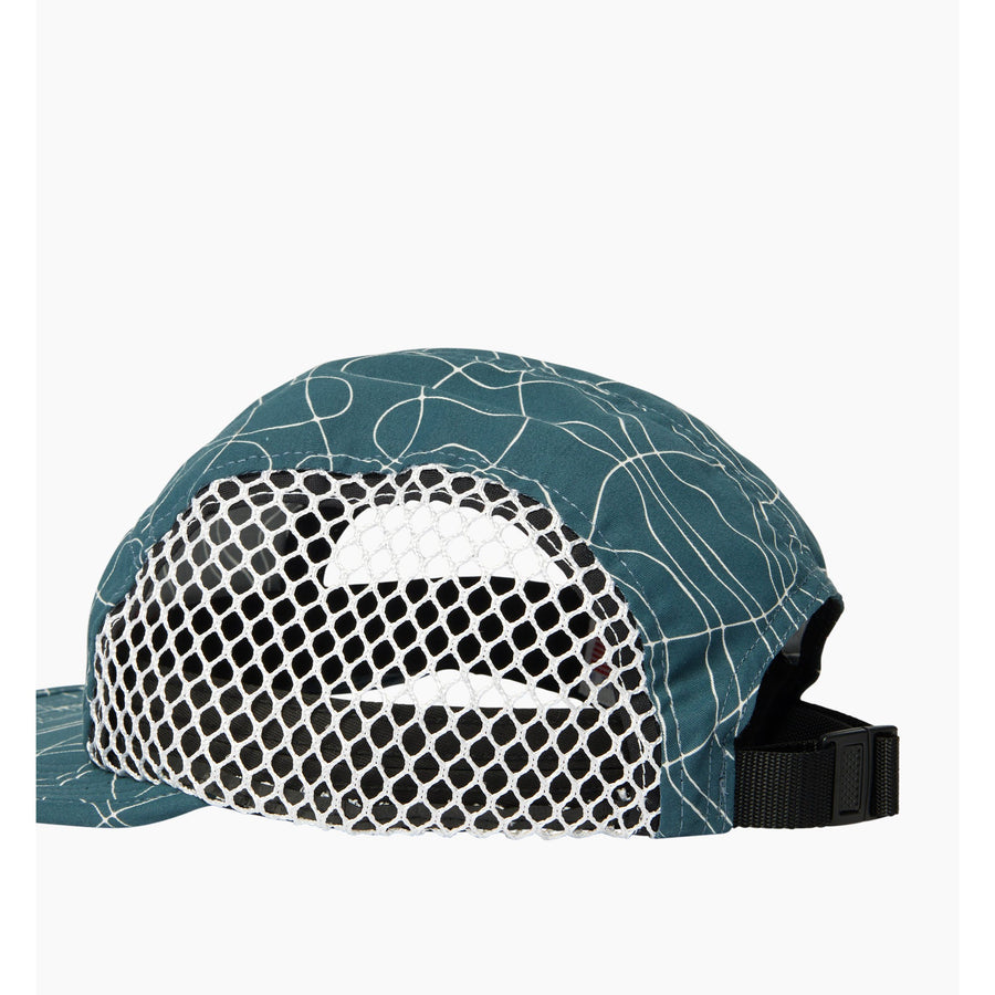 BY PARRA - TREES IN THE WIND MESH VOLLEY HAT - DEEP SEA GREEN