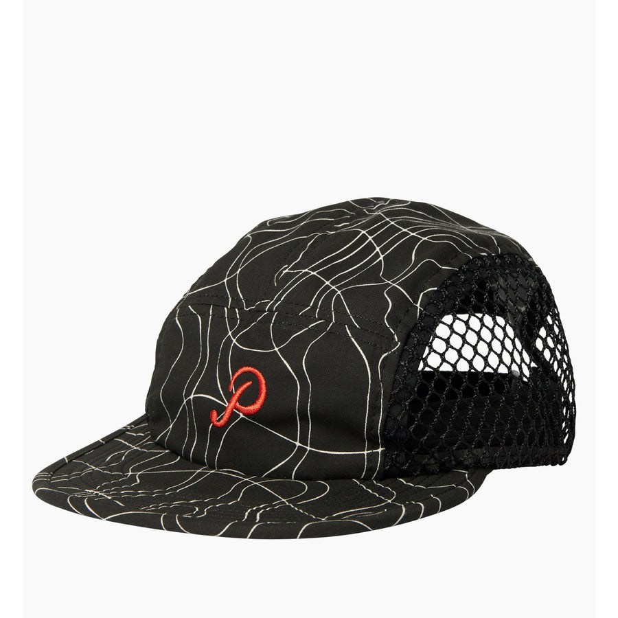 BY PARRA - TREES IN THE WIND MESH VOLLEY HAT - BLACK