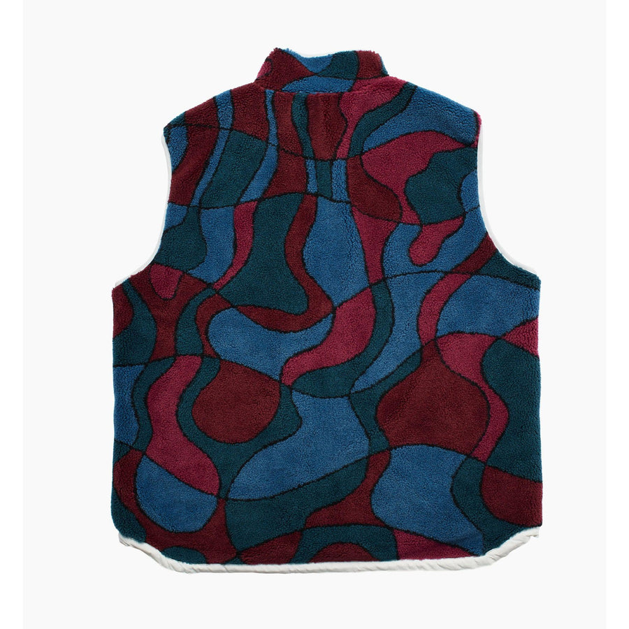 BY PARRA - TREES IN THE WIND REVERSIBLE VEST - BLANC