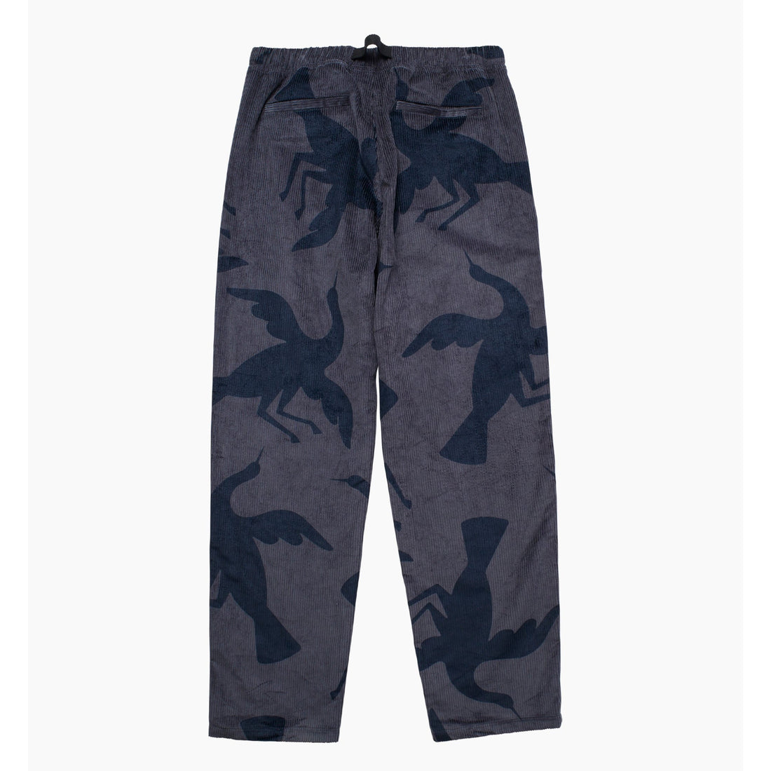 BY PARRA - CLIPPED WINGS CORDUROY PANTS - GREYISH BLUE
