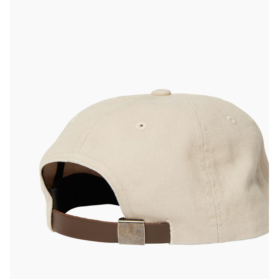 BY PARRA - BLOCKED LOGO 6 PANEL HAT - OFF WHITE