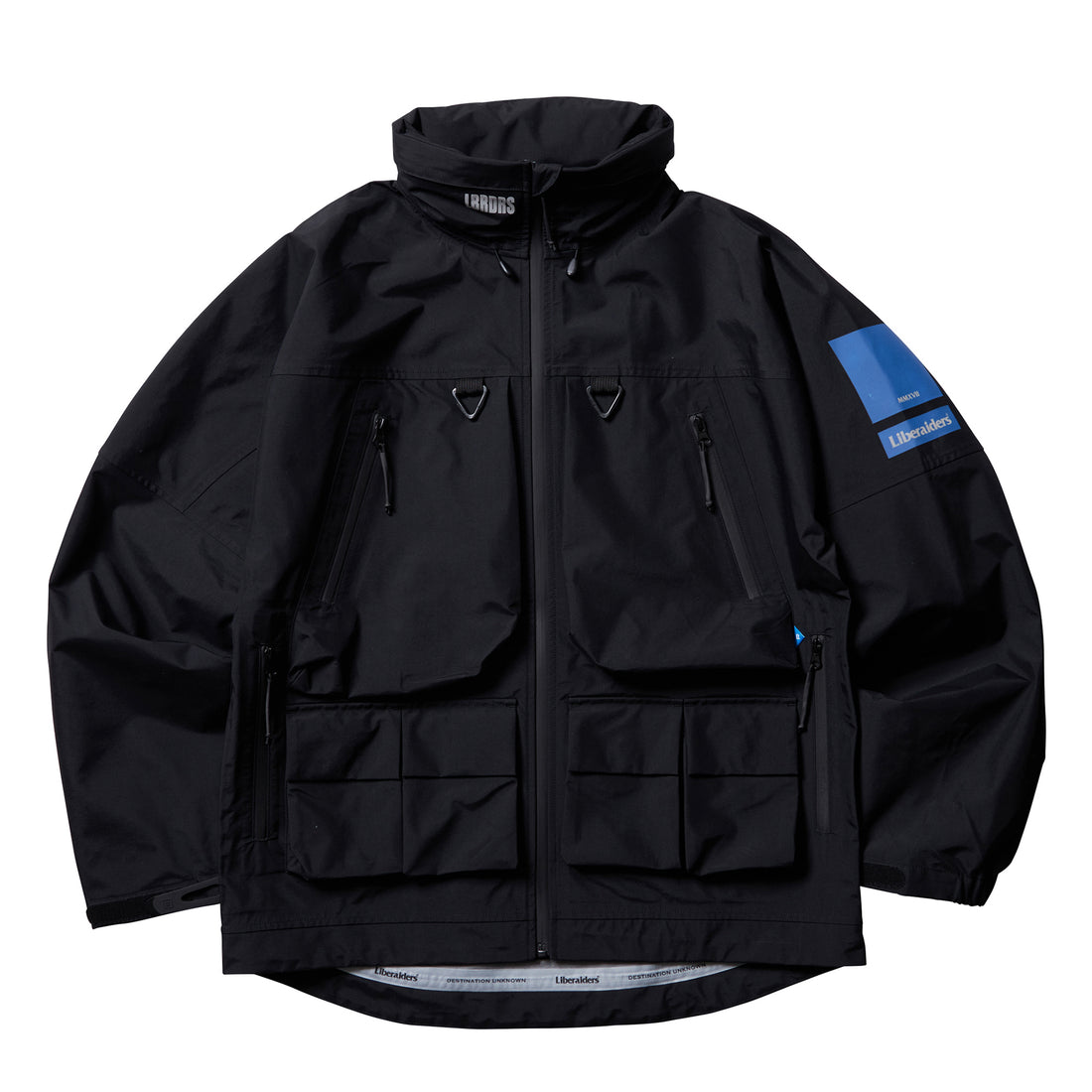 LIBERAIDERS - ALL CONDITIONS 3 LAYER JACKET - BLACK
