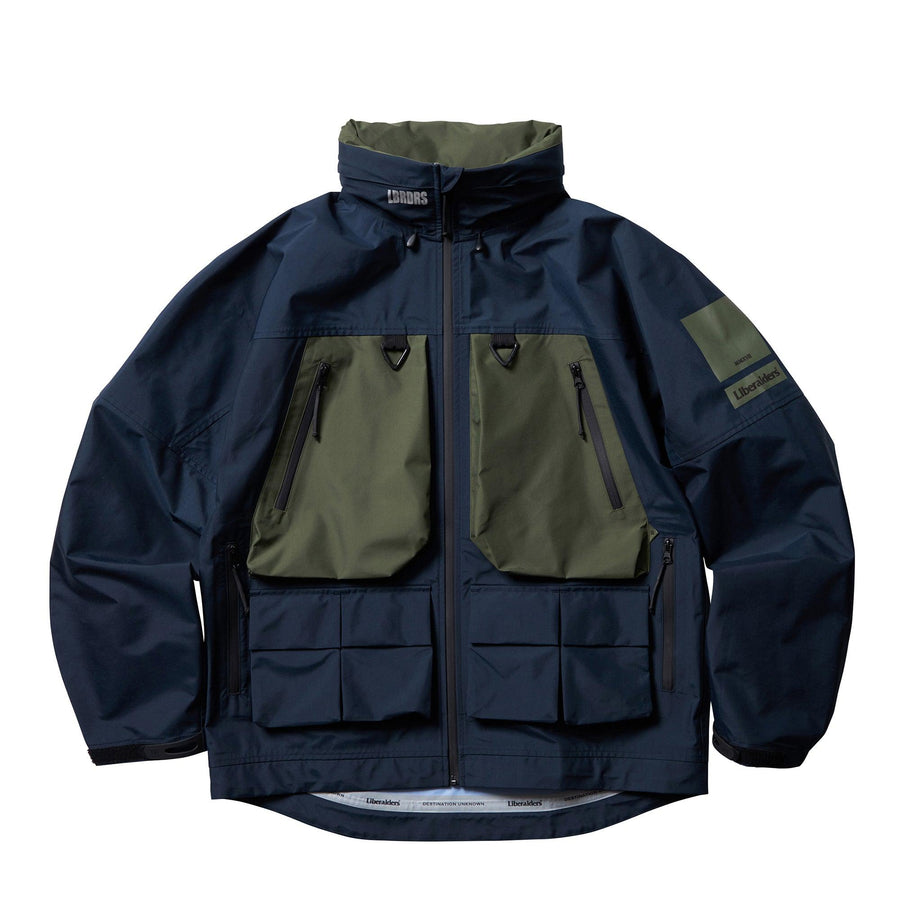 LIBERAIDERS - ALL CONDITIONS 3 LAYER JACKET - NAVY