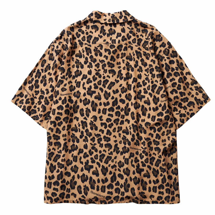 LIBERAIDERS - LEOPARD RAYON SHIRT - LEOPARD