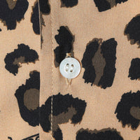 LIBERAIDERS - LEOPARD RAYON SHIRT - LEOPARD