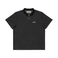 METALWOOD - WINDOWPANE POLO - BLACK