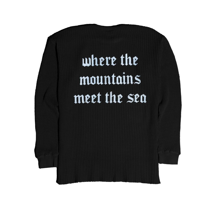 Augustine Los Angeles - MMTS Printed Thermal Sweater - Black