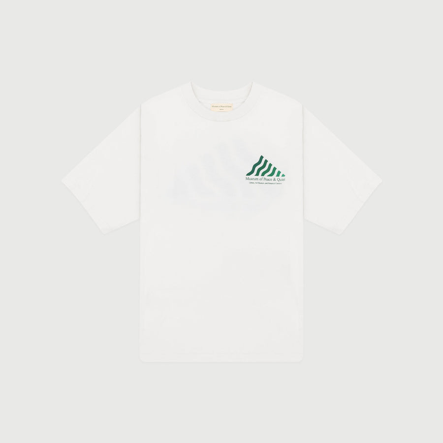 MUSEUM OF PEACE AND QUIET -  LIBRARY TEE - WHITE