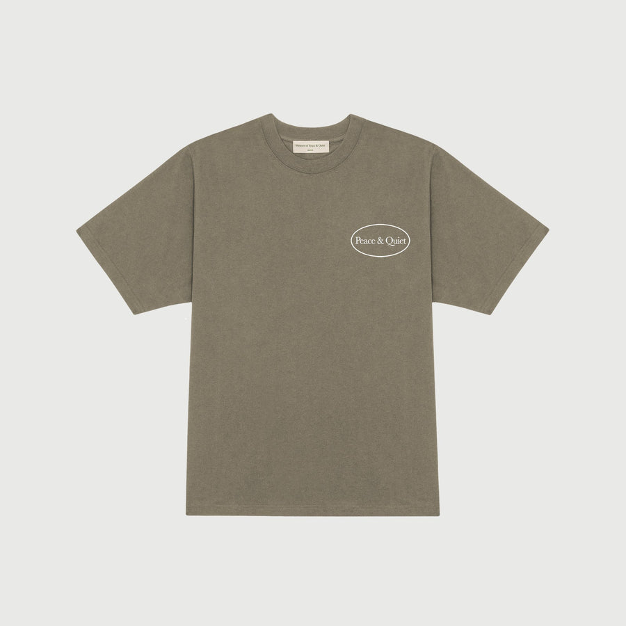 MUSEUM OF PEACE AND QUIET -  MUSEUM HOURS TEE - CLAY