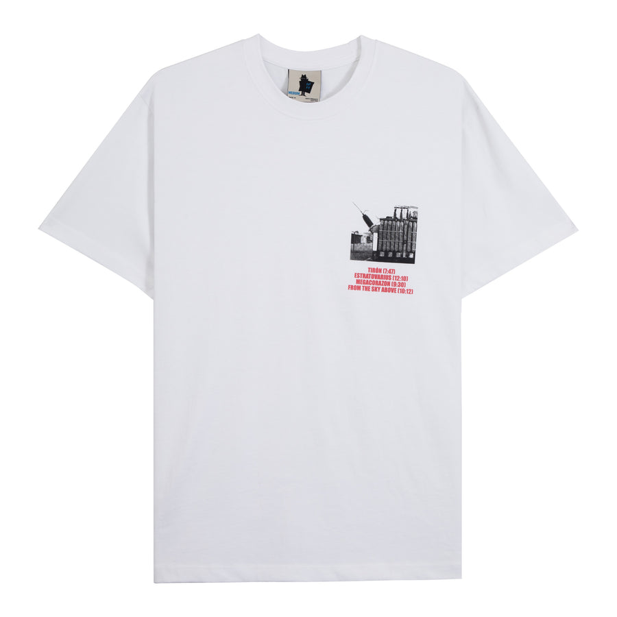 REAL BAD MAN - SONOSYNTHESES TEE - WHITE