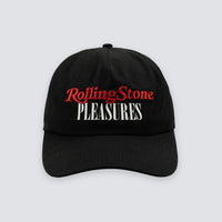 PLEASURES - ROLLING STONE HAT - BLACK