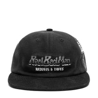 REAL BAD MAN - RECORDS & TAPES 6 PANEL CAP - BLACK