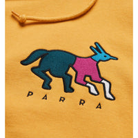 BY PARRA - ANXIOUS DOG HOODED SWEATSHIRT - GOLD YELLOW