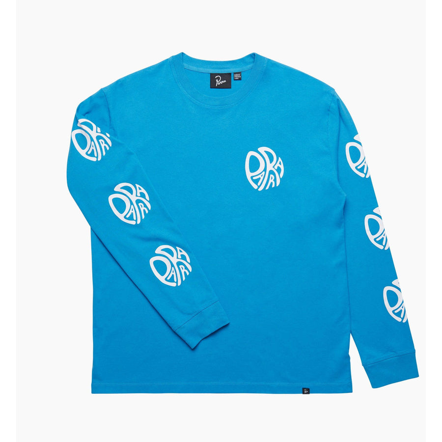 BY PARRA - CIRCLE TWEAK LOGO L / S - GREEK BLUE