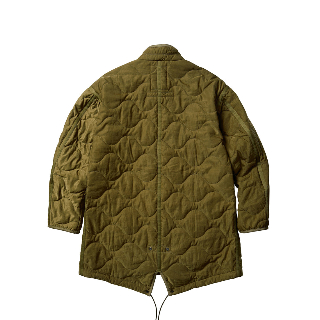 LIBERAIDERS - QUILTED FISHTAIL COAT - OLIVE