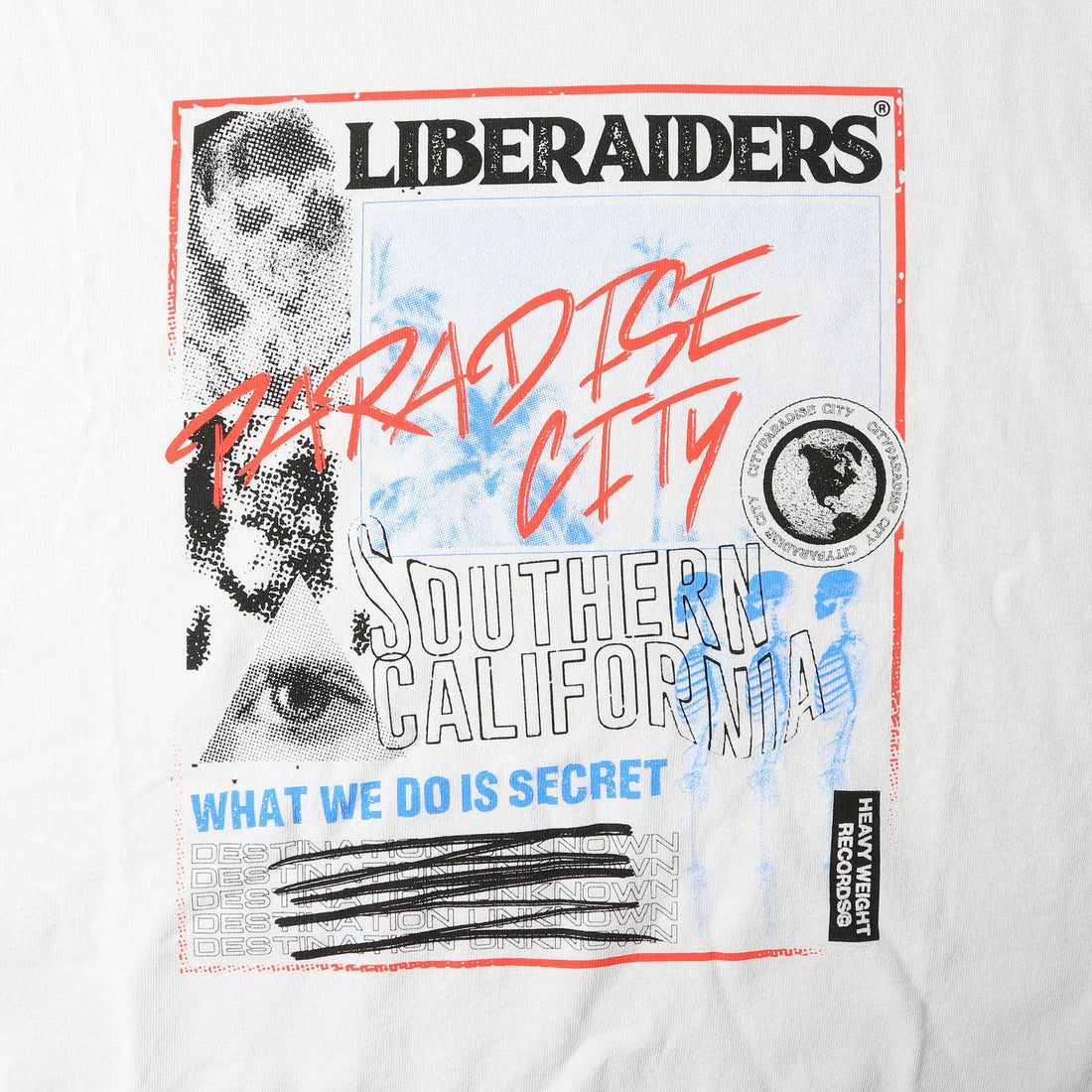 LIBERAIDERS - PARADISE L/S TEE - WHITE