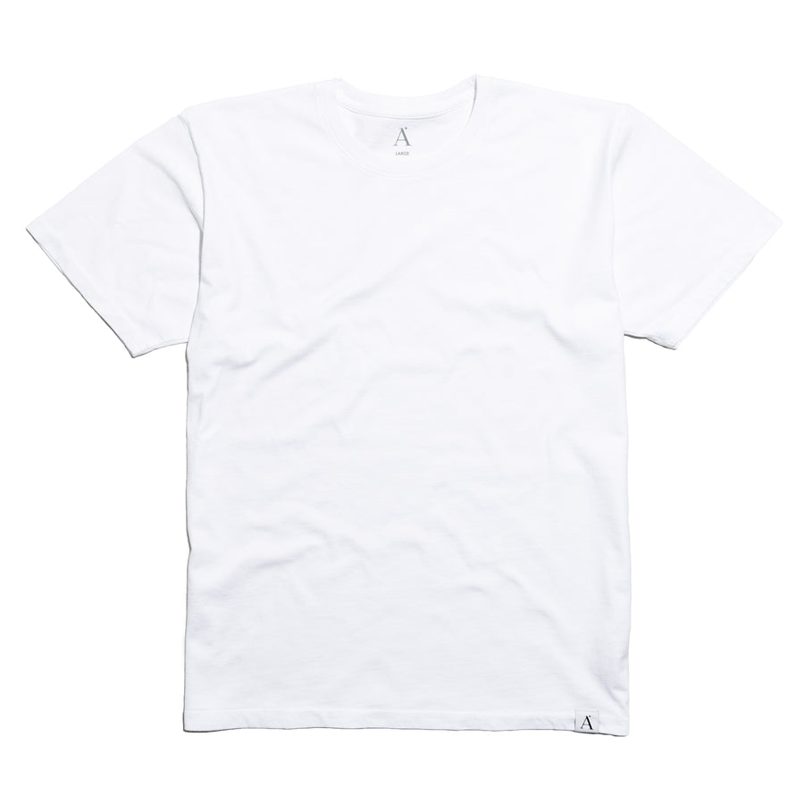 AUGUSTINE LOS ANGELES - CUT AND SEW STANDARD TEE - WHITE