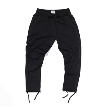 TOMORROWS LAUNDRY - FRENCH TERRY SWEATPANTS - BLACK
