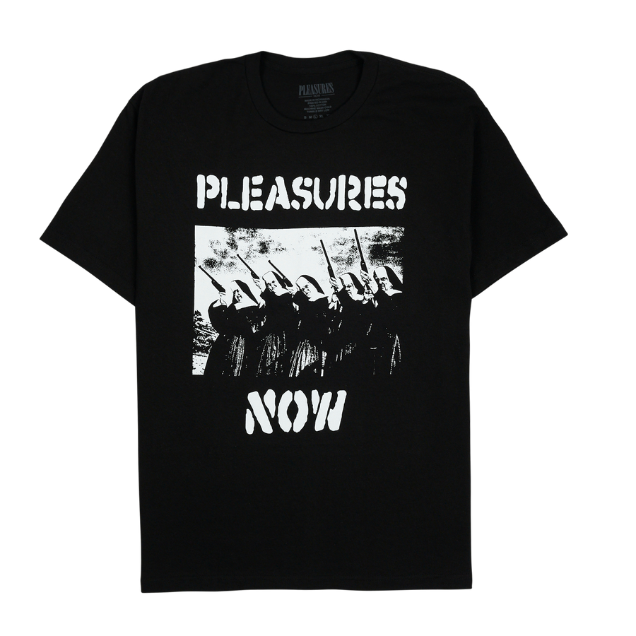 PLEASURES - NUNS TEE - BLACK