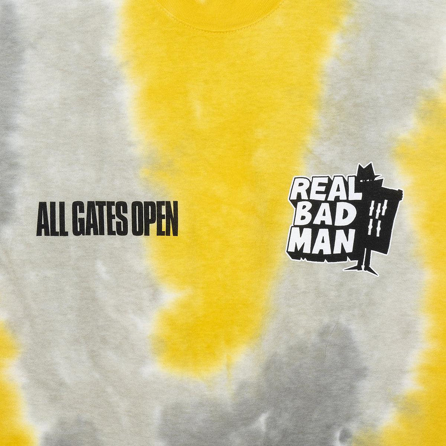 REAL BAD MAN - ALL GATES OPEN TEE - ORANGE CREAM