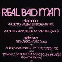 REAL BAD MAN - NOUVELLE MUSIQUE L/S TEE - BLACK