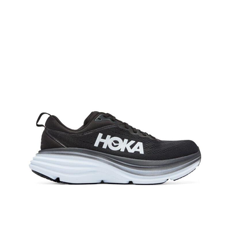 HOKA - BONDI 8 - BLACK / WHITE