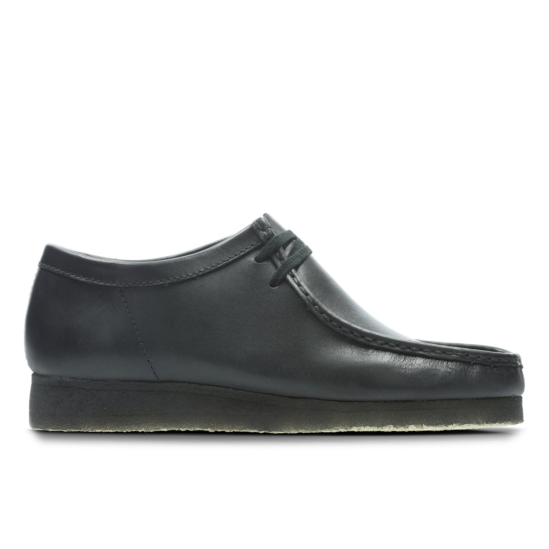 CLARKS - WALLABEE - BLACK LEATHER