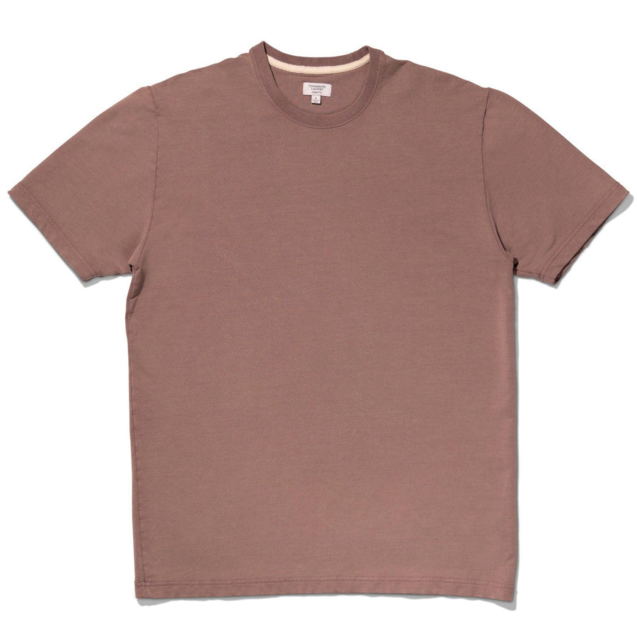 TOMORROWS LAUNDRY - CLASSIC FRENCH TERRY TEE - WASHED ROSE